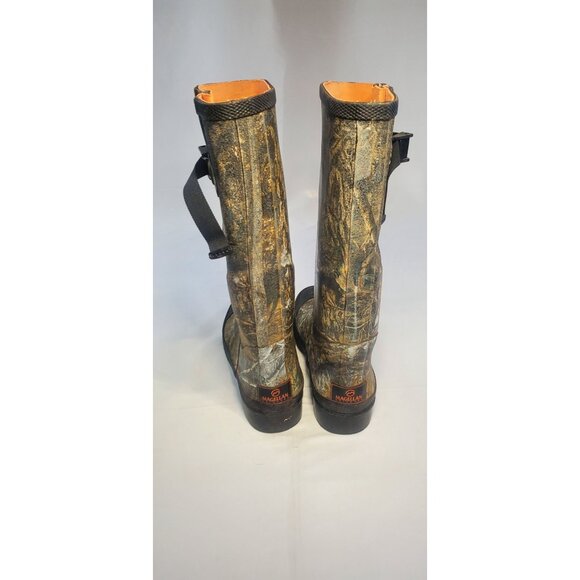 Magellan Outdoors Realtree Edge Camo Rubber Boots Men's Size 8 Upper Tall 157266 - Picture 3 of 10